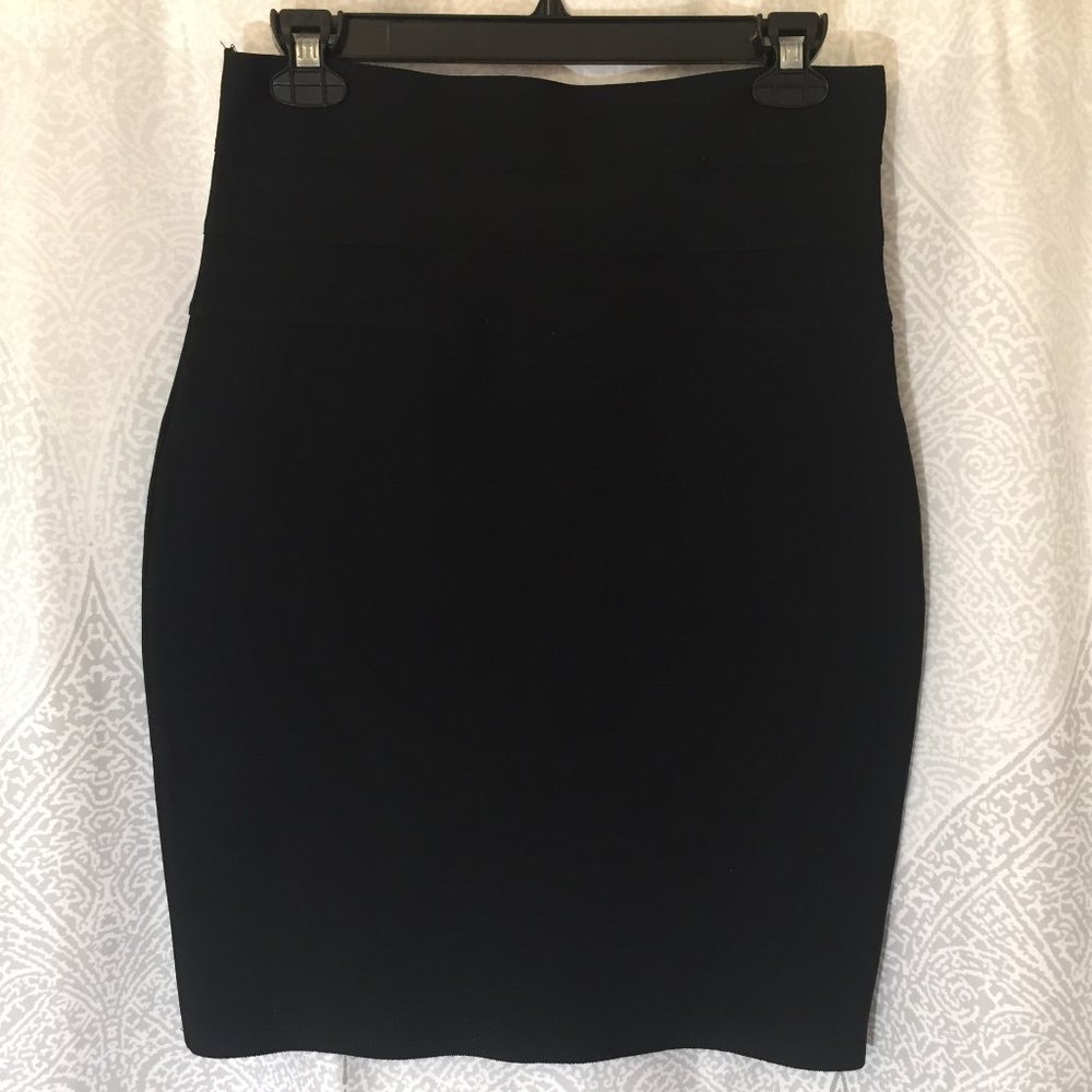 Black Bodycon Bandage Skirt